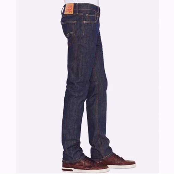 Levi’s Men 511 Skinny Slim Jeans Dark Blue - Picture 3 of 8